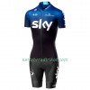 Fahrradbekleidung Radtrikot Kurzarm + Radhose Kurze 2019 Team Sky Damen N001 
